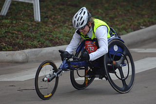Holly Koester incurred a spinal injury as a result of a motor vehicle accident and is now a wheelchair racer