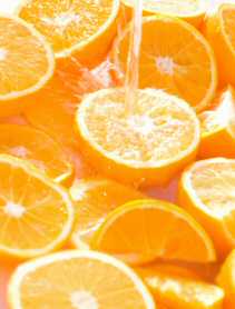 Oranges and orange juice in detox